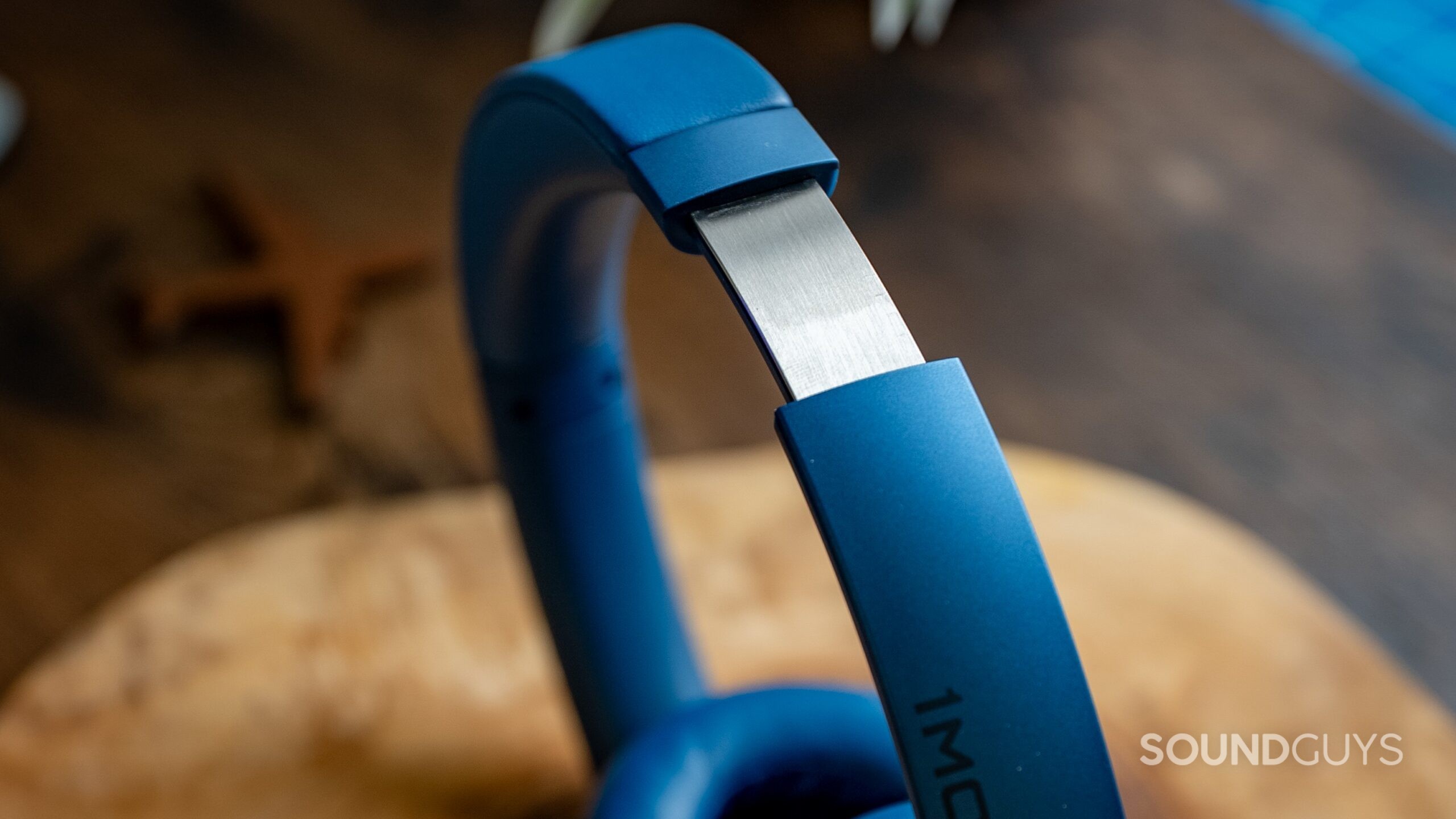 1MORE SonoFlow Headphones Headband Image #1 Close up showing adjustable metal headband