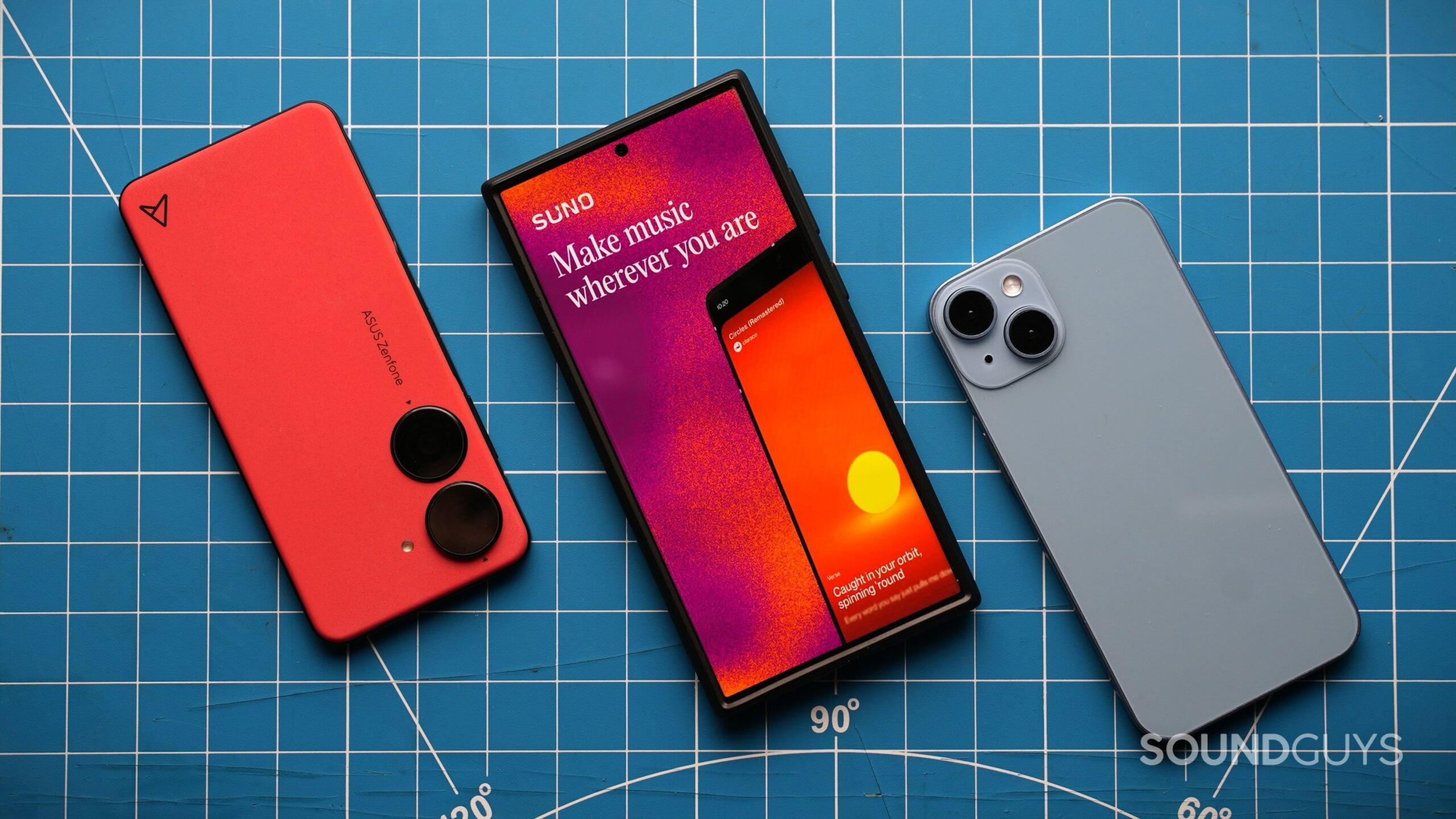 Suno AI music generator on a phone