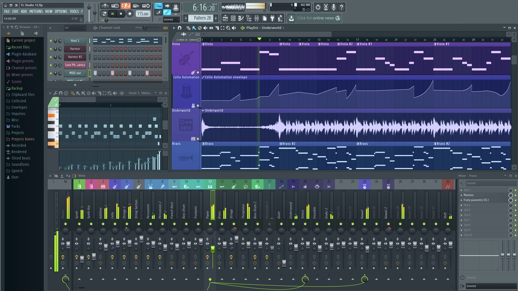 Fruity Loops (FL) Studio Screenshot This is a screenshot of Fruity Loops Studio