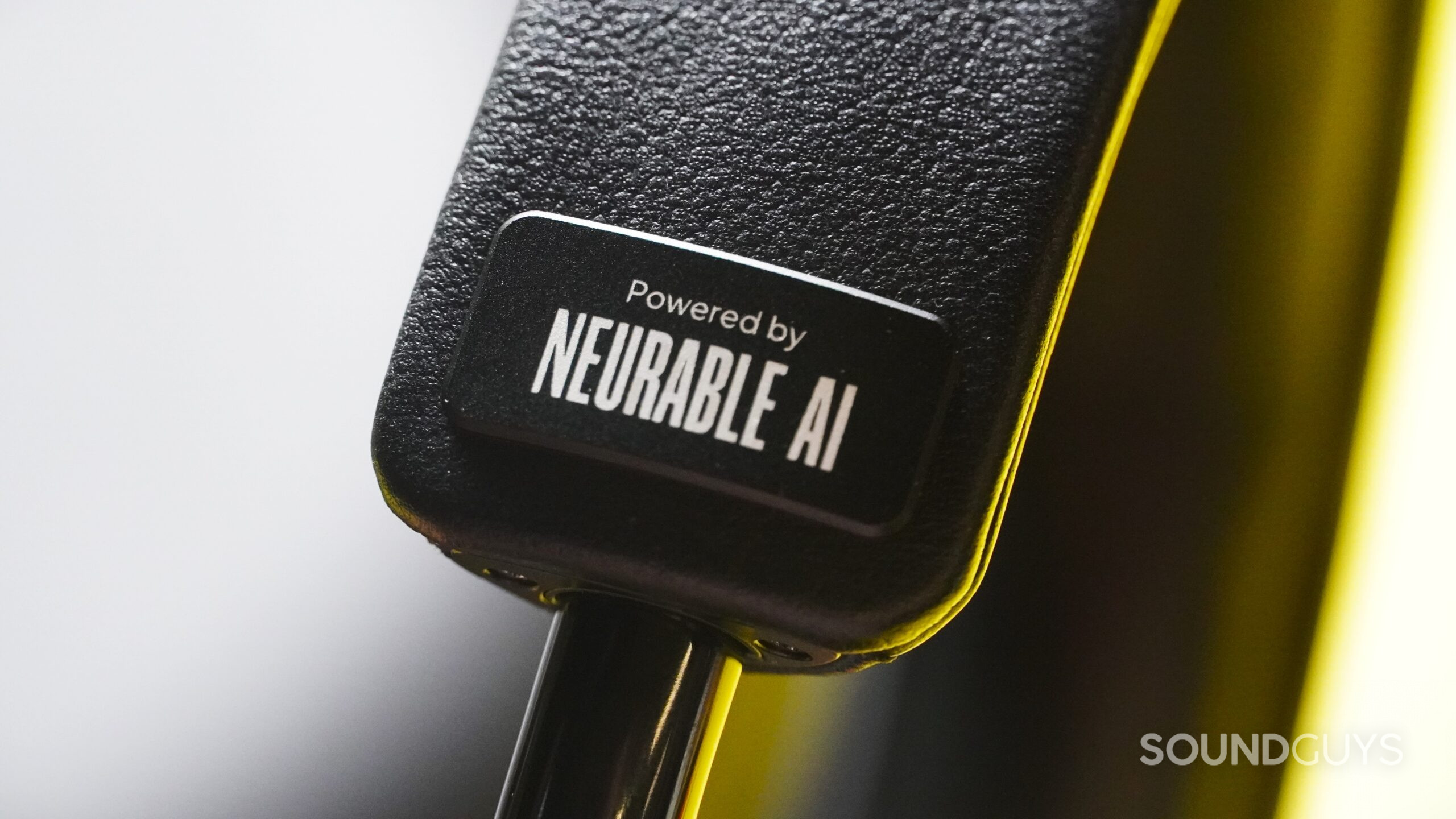 Neurable AI logo on the MW75 Neuro headphones Neurable AI logo on the MW75 Neuro headphones