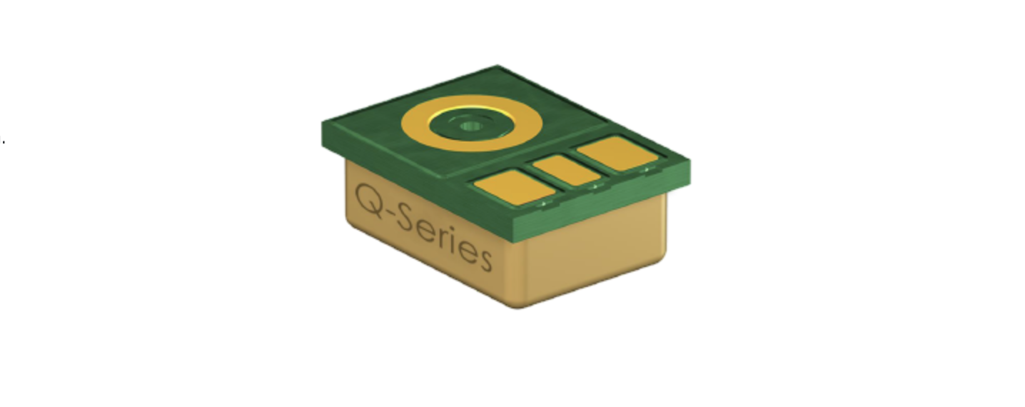Sonion MEMS speaker Illustration of a MEMS speaker component.